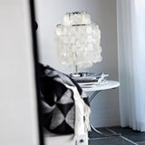 Seashell Table Lamp  Mother of Pearl Cascading Design - Product detail 28