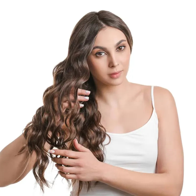 Auto Ceramic Curling Wand  Smart U-Shaped Hair Styler - Product example