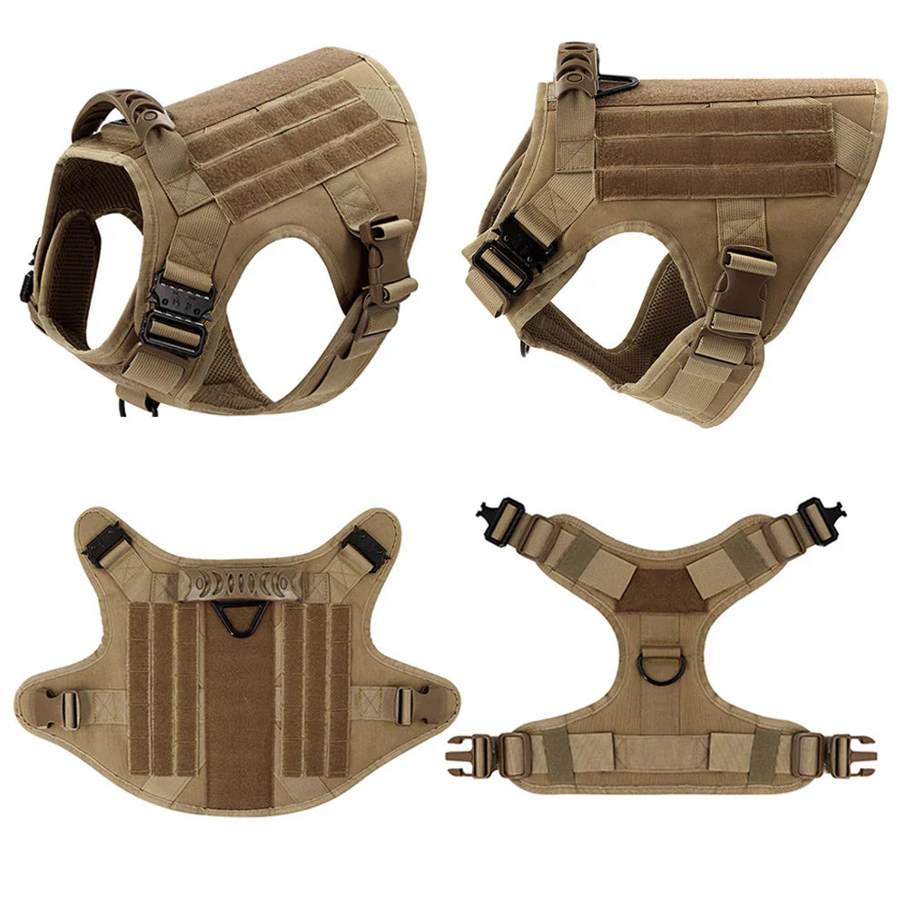 Military Grade Dog Harness  Tactical Training Control System - Detailed view