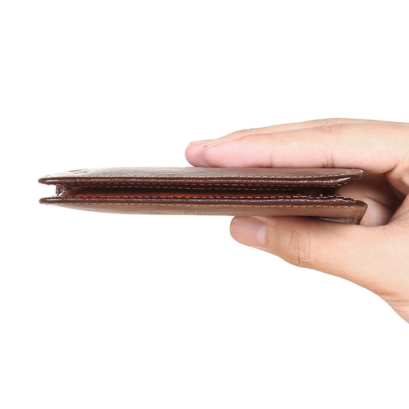 RFID Blocking Wallet  Slim Leather Card Holder for Men - Detailed view