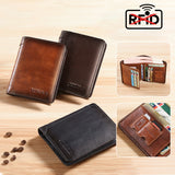 RFID Blocking Wallet  Slim Leather Card Holder for Men - Product detail 6