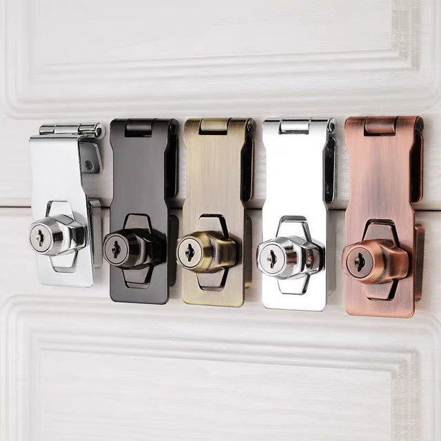 Keyed Door Lock  Heavy Duty Zinc Alloy Hasp Lock - Product showcase