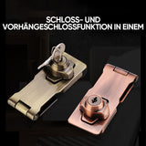 Keyed Door Lock  Heavy Duty Zinc Alloy Hasp Lock - Detailed view