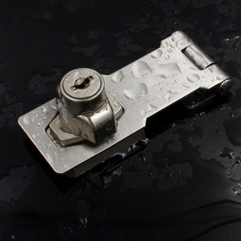 Keyed Door Lock  Heavy Duty Zinc Alloy Hasp Lock - Product example