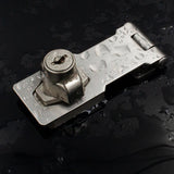 Keyed Door Lock  Heavy Duty Zinc Alloy Hasp Lock - Product example