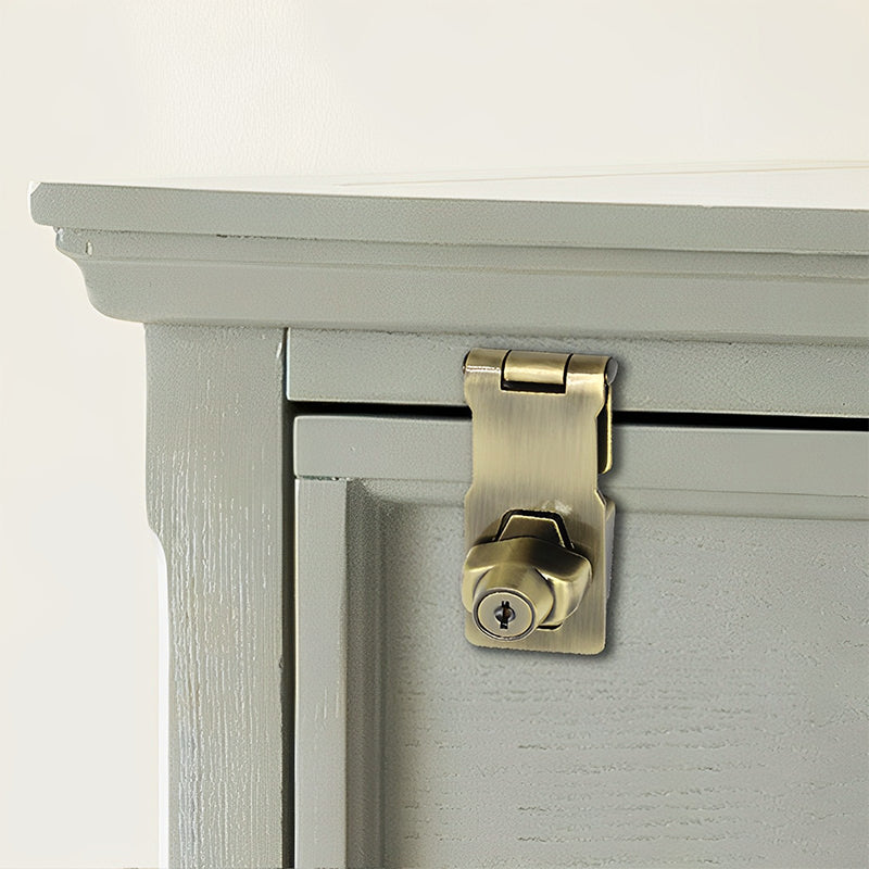 Keyed Door Lock  Heavy Duty Zinc Alloy Hasp Lock - Product detail 4