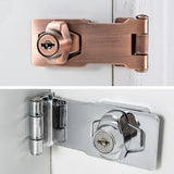 Keyed Door Lock  Heavy Duty Zinc Alloy Hasp Lock - Product detail 5