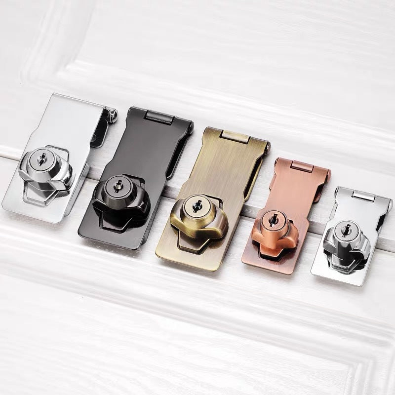 Keyed Door Lock  Heavy Duty Zinc Alloy Hasp Lock - Product detail 8