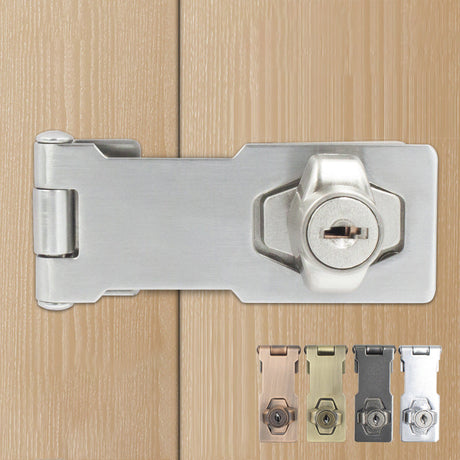 Keyed Door Lock  Heavy Duty Zinc Alloy Hasp Lock - Product detail 9