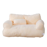 Plush Pet Sofa Bed  Cozy Winter Lounge for Cats - Product detail 8