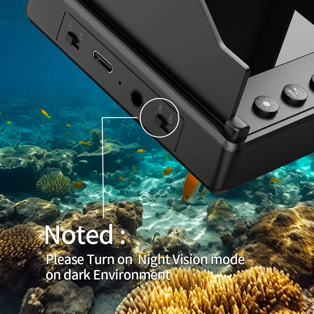 Underwater Fish Finder Camera  HD Display with Night Vision - Product example