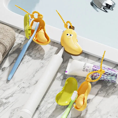 Hygienic Toothbrush Cover  Cute Animal Design Travel Protector - Product showcase