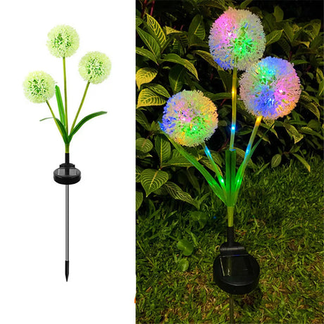 Solar Dandelion Garden Lights  LED Outdoor Path Lighting Set - Product detail 7
