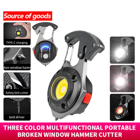 Emergency LED Multi-Tool  3-Color Light With Survival Features - Product detail 11