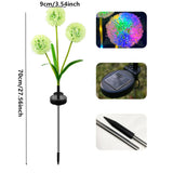 Solar Dandelion Garden Lights  LED Outdoor Path Lighting Set - Product detail 5