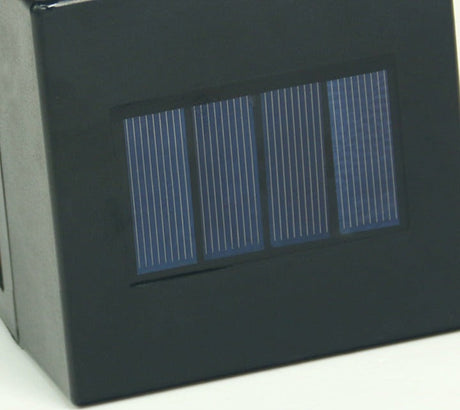 Modern Garden Wall Lamp  Solar Powered Glass Panel Design - Product detail 8