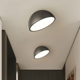 Modern Semicircular Ceiling Light  Sleek Metal Hemisphere Design - Product showcase