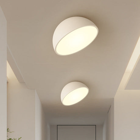 Modern Semicircular Ceiling Light  Sleek Metal Hemisphere Design - Product detail 4