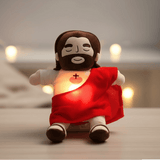 Jesus Plush Toy  Breathing Sleep Companion with LED Light - Product showcase