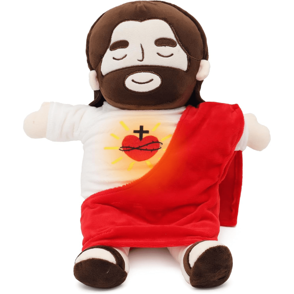 Jesus Plush Toy  Breathing Sleep Companion with LED Light - Product detail 4