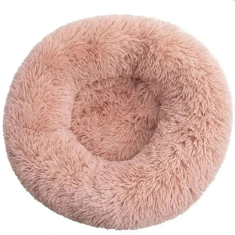Plush Dog Bed  Round Raised Edge Calming Design - Product detail 8