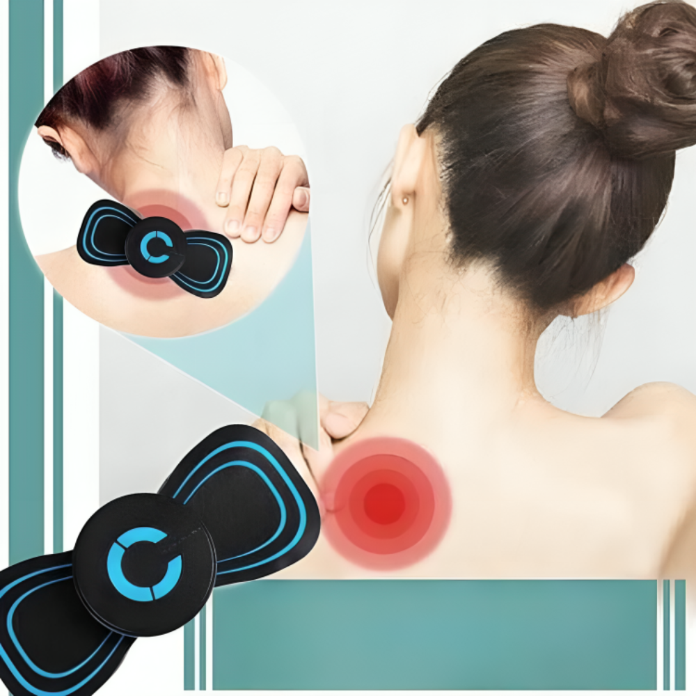 Electric Neck Shoulder Massager  USB Rechargeable with Blue LED - Product example