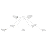Modern Spider Ceiling Lamp  5-Arm Adjustable Metal Design - Product detail 20