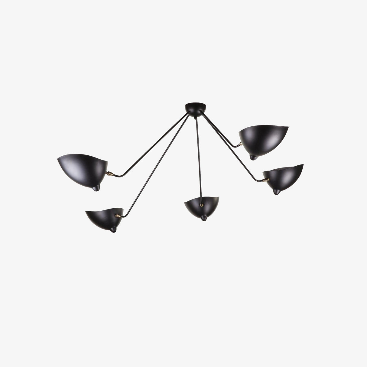 Modern Spider Ceiling Lamp  5-Arm Adjustable Metal Design - Product detail 23