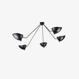 Modern Spider Ceiling Lamp  5-Arm Adjustable Metal Design - Product detail 23