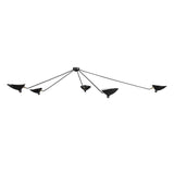 Modern Spider Ceiling Lamp  5-Arm Adjustable Metal Design - Product detail 27