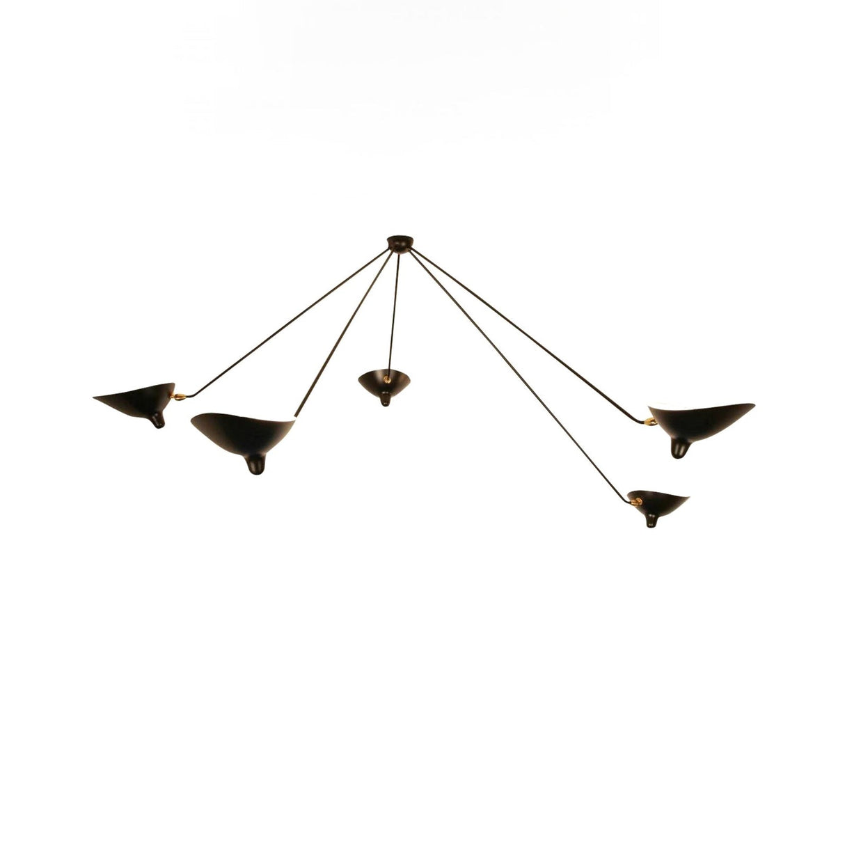 Modern Spider Ceiling Lamp  5-Arm Adjustable Metal Design - Product detail 41