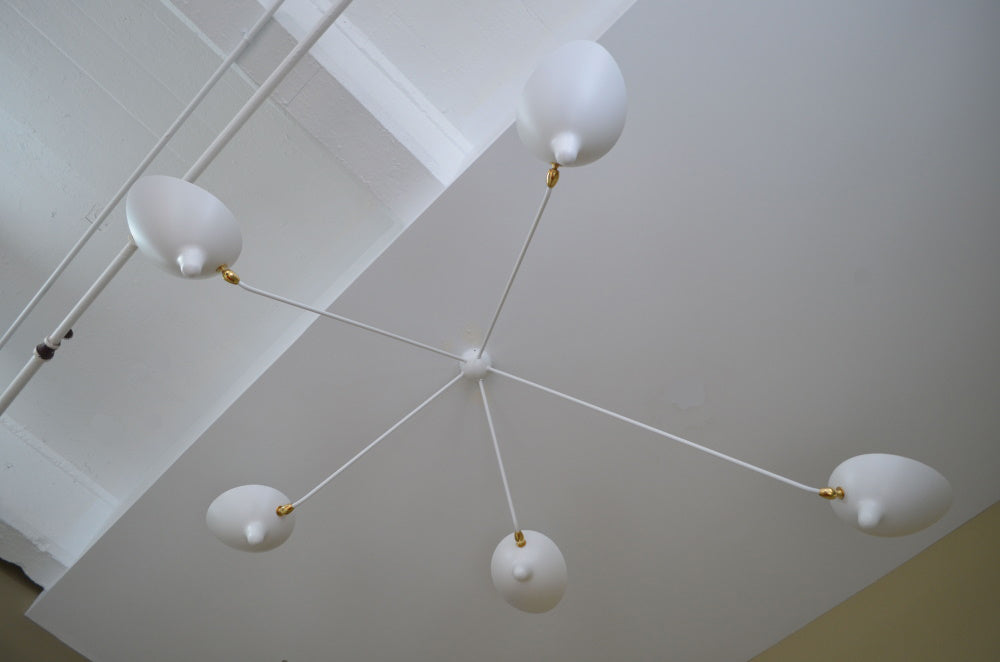 Modern Spider Ceiling Lamp  5-Arm Adjustable Metal Design - Product detail 8