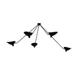 Modern Spider Ceiling Lamp  5-Arm Adjustable Metal Design - Product detail 45