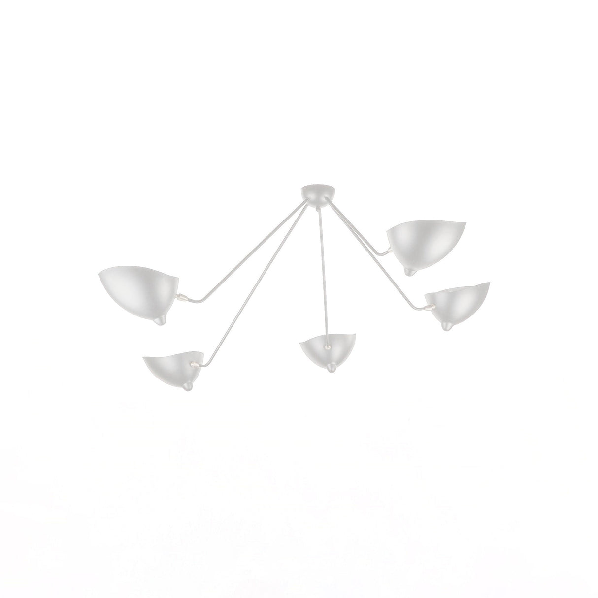 Modern Spider Ceiling Lamp  5-Arm Adjustable Metal Design - Product detail 46
