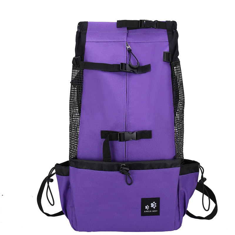 Pet Travel Backpack  Adjustable Mesh Carrier With Safety Straps - Product detail 9