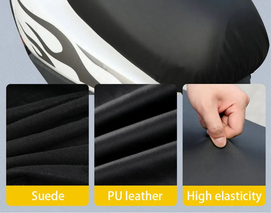Motorcycle Seat Cover  Universal Elastic Waterproof Leather Design - Product detail 7