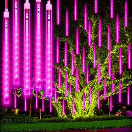 LED Meteor Shower Lights  Waterproof Cascading Outdoor Tubes - Product detail 11