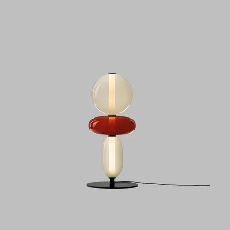 Modern Floor Lamp  Stacked Glass Spheres Design - Product detail 9