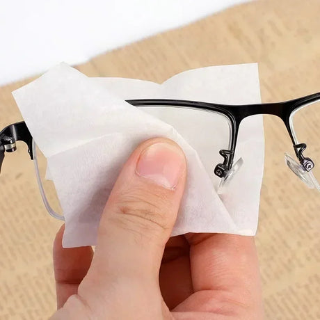 Anti-Fog Lens Wipes  Professional Optical Care Solution - Product showcase