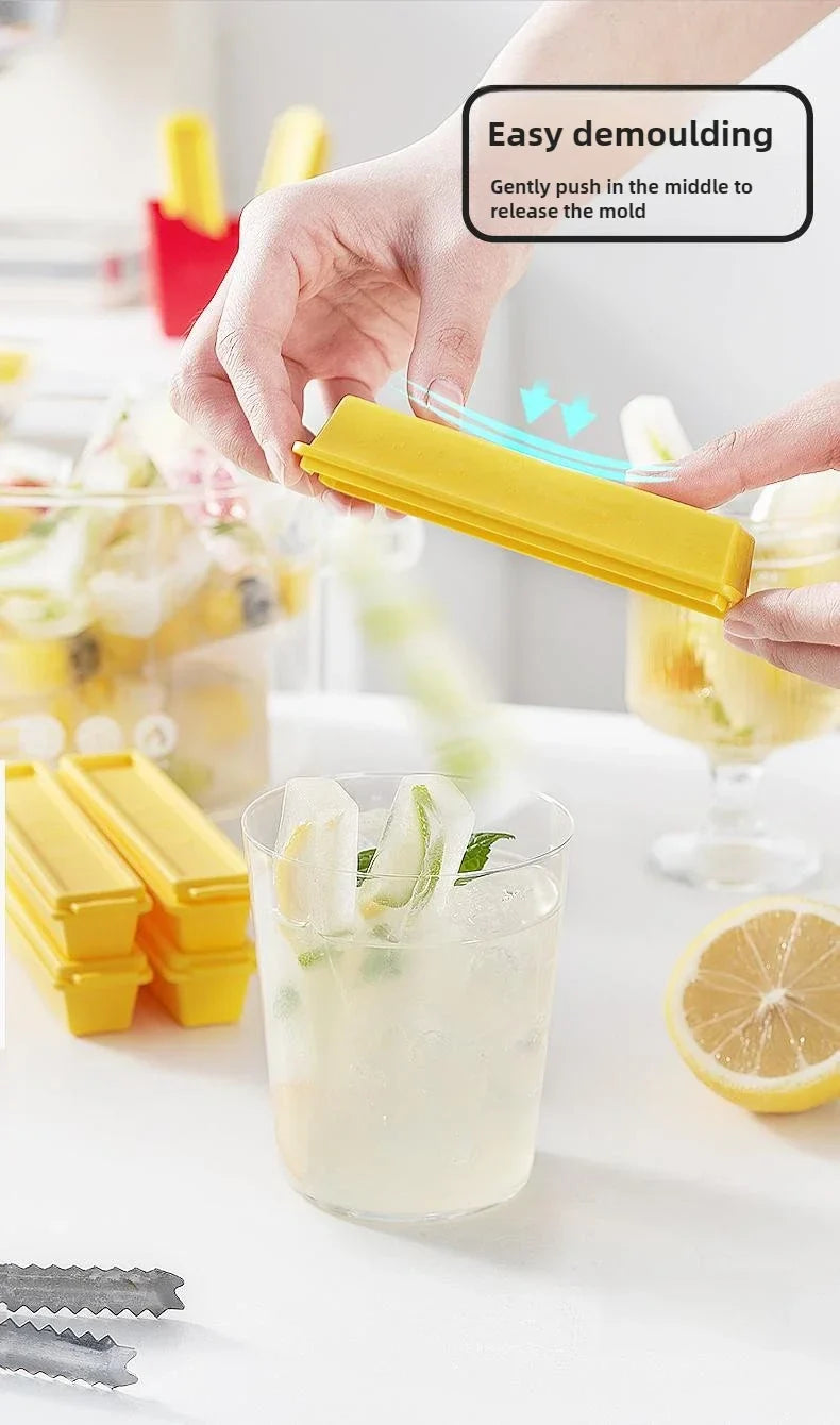 Long Ice Stick Mold  Slim Silicone French Fries Design - Product detail 10