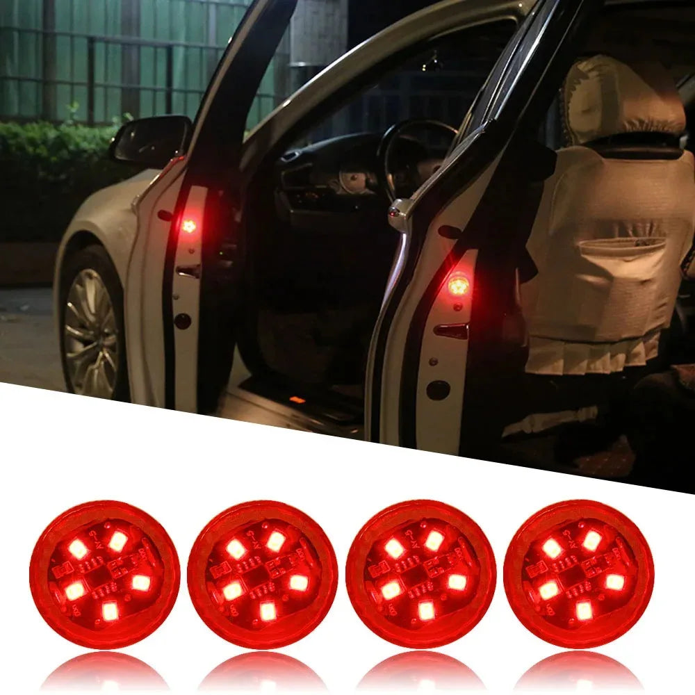 LED Car Door Safety Light  Magnetic Motion Sensor Warning System - Product example
