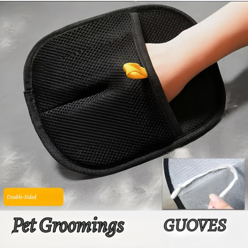 Pet Hair Removal Glove  Silicone Grooming Tool For Furniture  Fabrics - Product detail 6