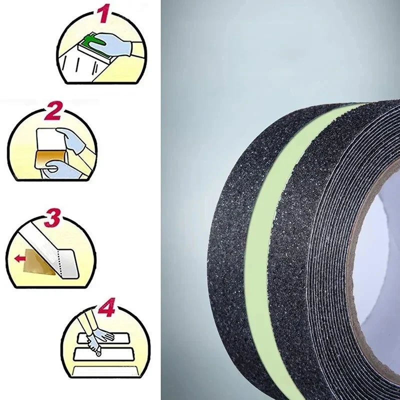 Safety Luminous Grip Tape  Glow-in-Dark Anti-Slip Protection - Product detail 5
