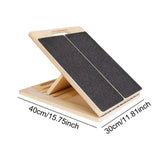 Adjustable Slant Board  Professional Wooden Calf Stretcher - Product detail 9