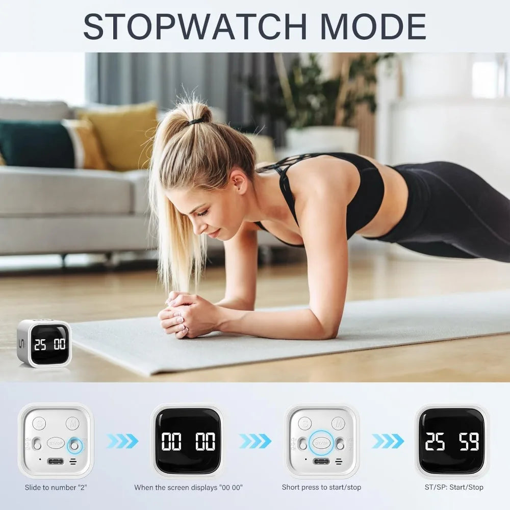 Digital Productivity Timer  Smart Cube Design With Gravity Sensor - Product detail 10