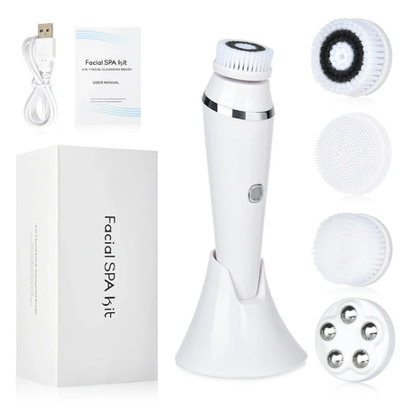 Electric Facial Cleansing Brush  4-in-1 Skincare System - Product detail 7