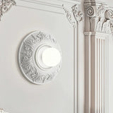 Vintage Ceiling Light  Ornate Floral Relief Pattern - Product example