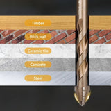 Professional Masonry Drill Bit Set  Titanium-Coated Multi-Surface Kit - Product detail 6