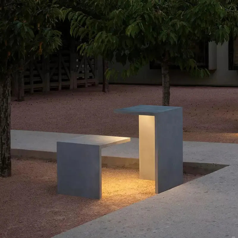 Modern Outdoor Wall Light  Minimalist LED Sconce - Detailed view