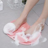 Silicone Bath Scrubber  Dual-Purpose Massage  Exfoliation Mat - Product detail 12